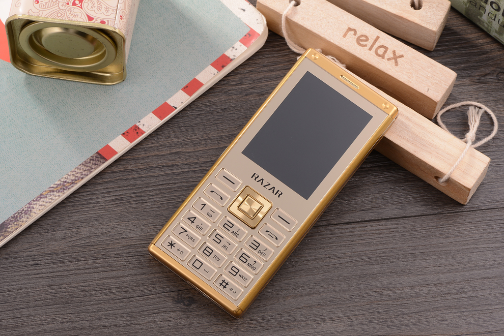 锐族（RAZAR）R210 电信2G老人手机 黑色