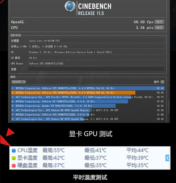 神舟(HASEE)战神K650D-i5 D2 15.6英寸游戏笔记本电脑(i5-4210M 4G 500G GTX950M 2G独显 1080P IPS雾面)灰