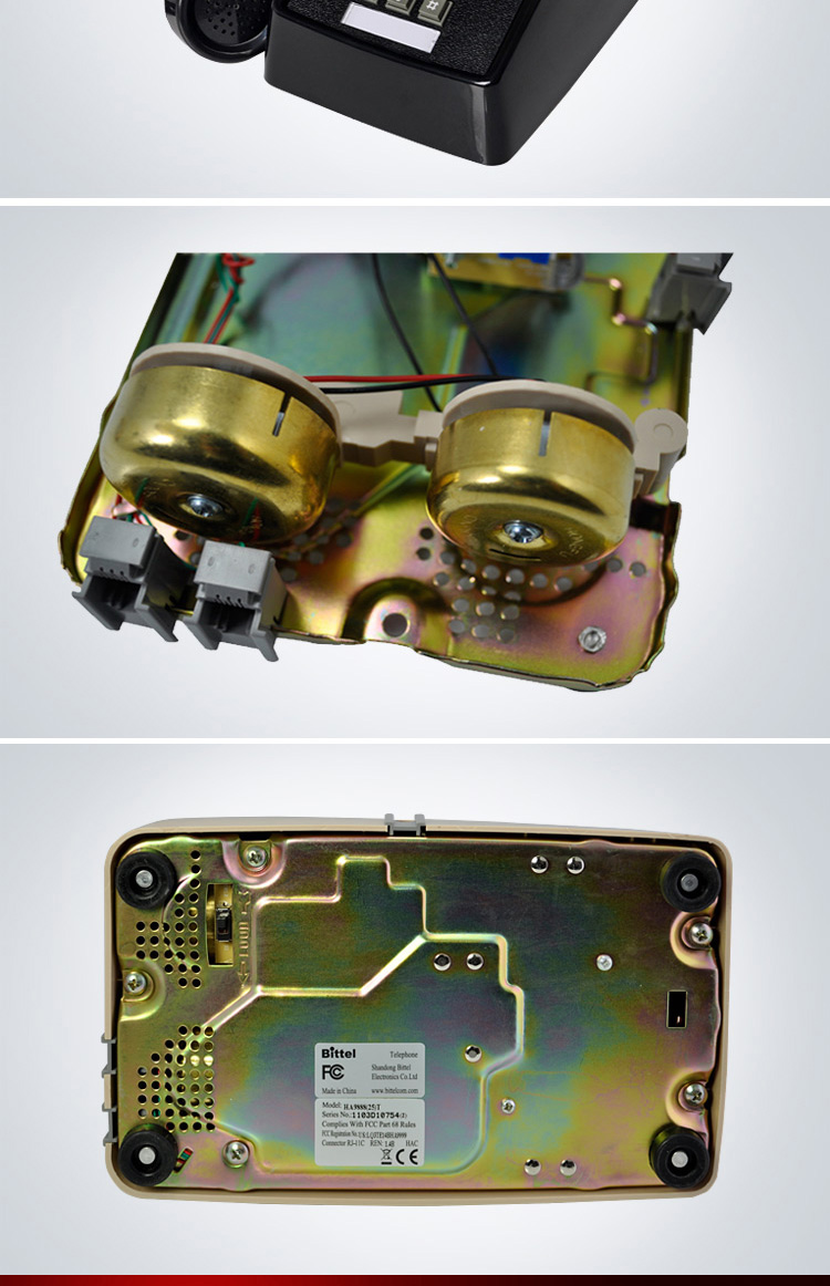 比特(bittle)ha25t老式电话机时尚创意复古装饰美式机械铃声座机古董
