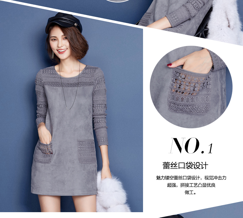 
                                        贲雅优连衣裙女2017春秋新款时尚中长款包臀显瘦衬衣领打底裙G786 酒红色 L                