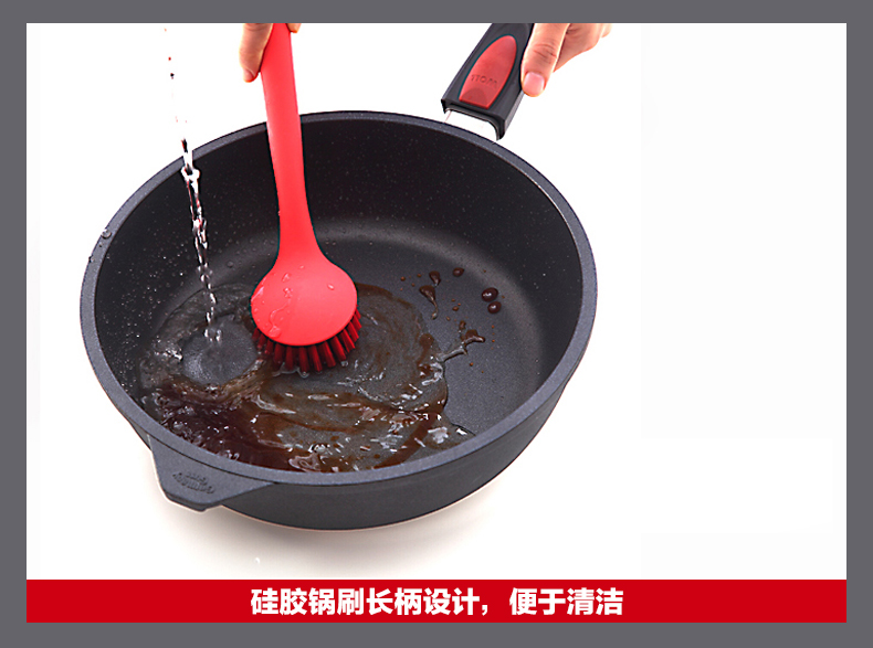 
                                        弗欧（WOLL） 德国炒锅不粘锅少油烟中式炒菜锅1030DPSL 1030DPSL+质保卡+锅刷+锅垫+锋炫菜刀                
