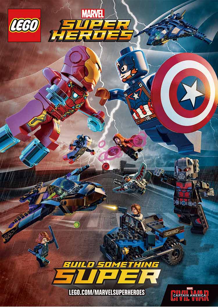 super heroes 超级英雄系列 迷你战车:美国队长对战红骷髅 76065