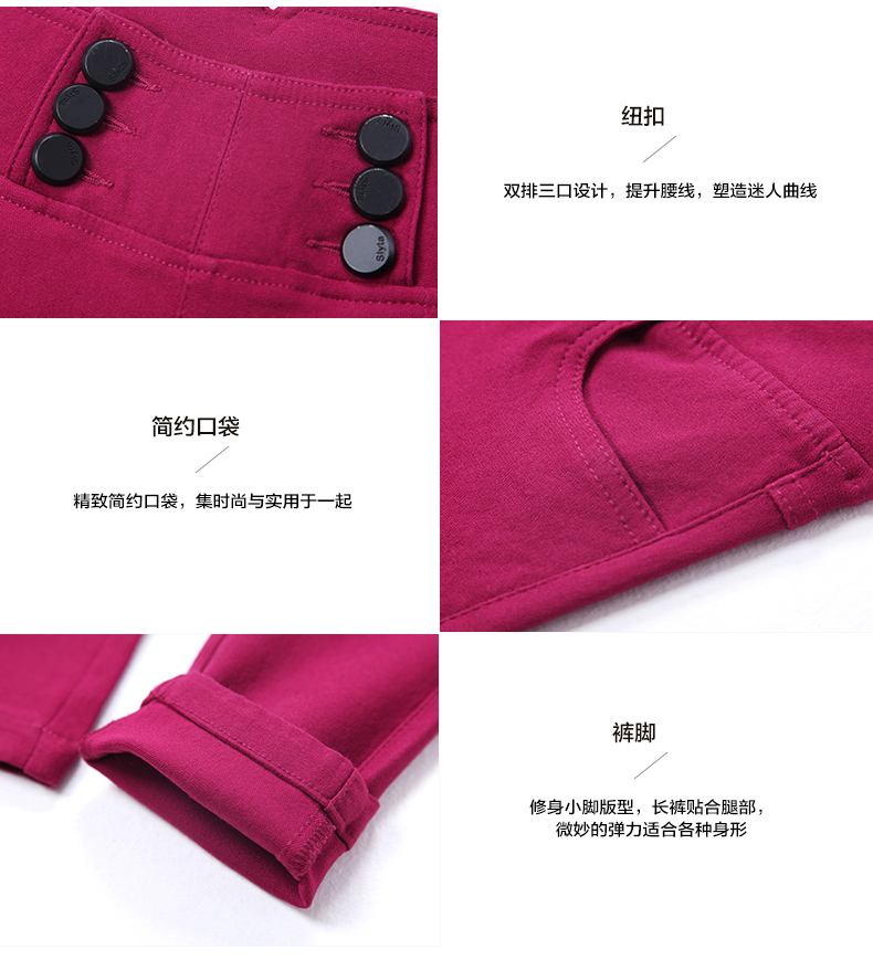 丹雷斯 外穿打底裤子女秋冬修身显瘦铅笔裤子弹力小脚裤紧身新款秋打底裤子女 黑色加绒款 27码/M