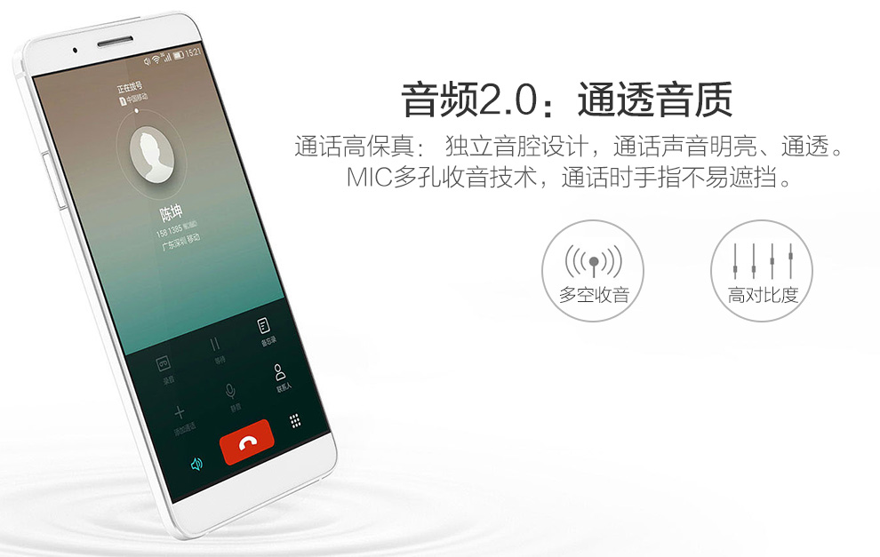 
                                        荣耀7i 双卡双待 4G 智能 手机 冰川白 电信4G (2G RAM+16G ROM) 标配版                