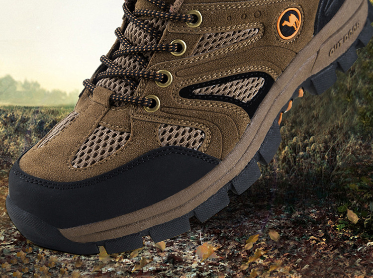 2016新款户外鞋登山鞋男鞋大码透气网布鞋防滑透气休闲运动徒步鞋