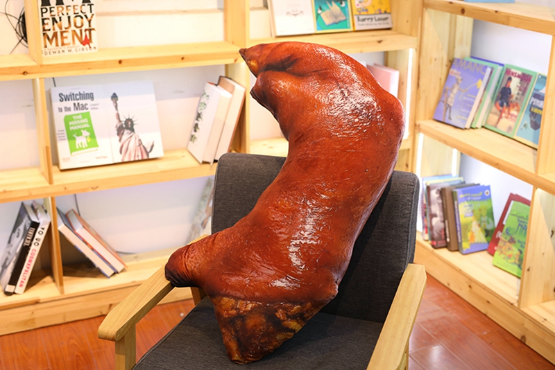 仿真猪蹄抱枕网红猪爪咸猪手毛绒玩具趴趴猪枕头送男女生日礼物大猪蹄