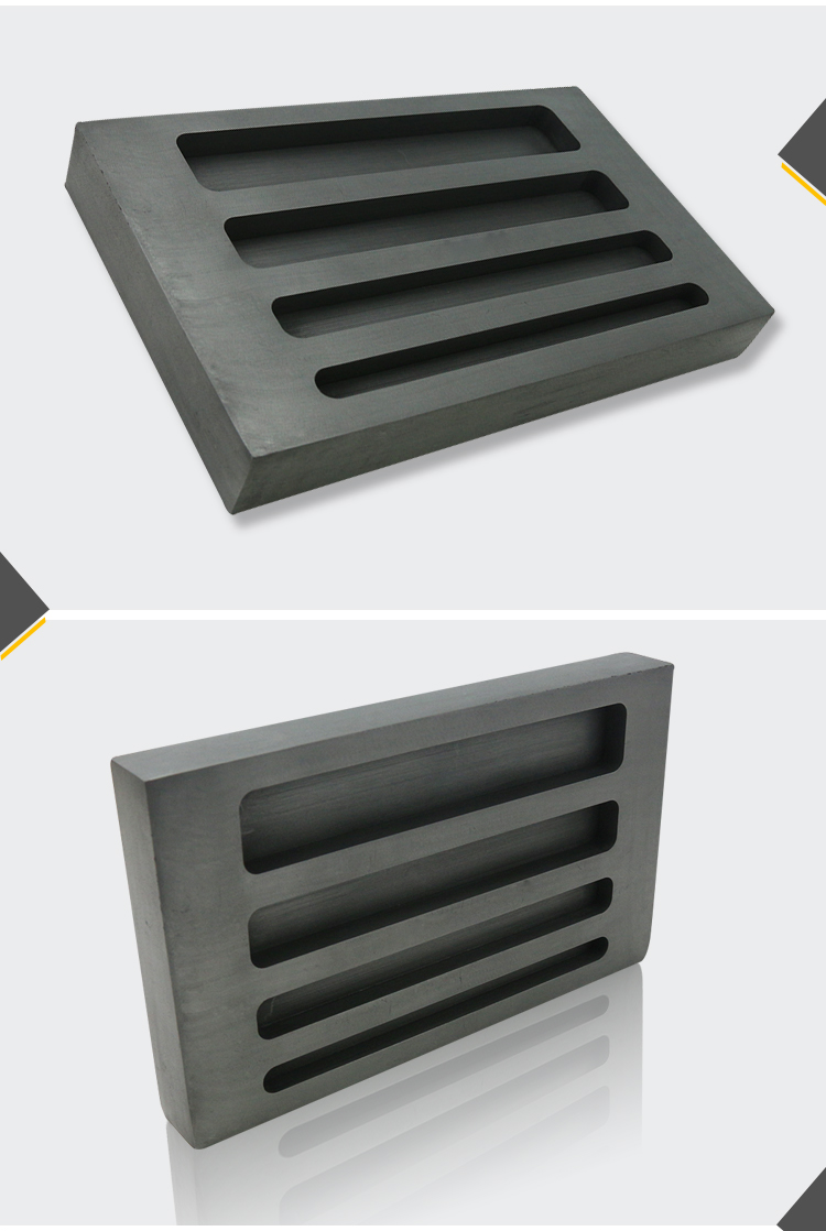 曼沙锐石墨槽石墨油槽石墨坩埚石墨条倒料槽熔金银条倒模熔练金银铸铁