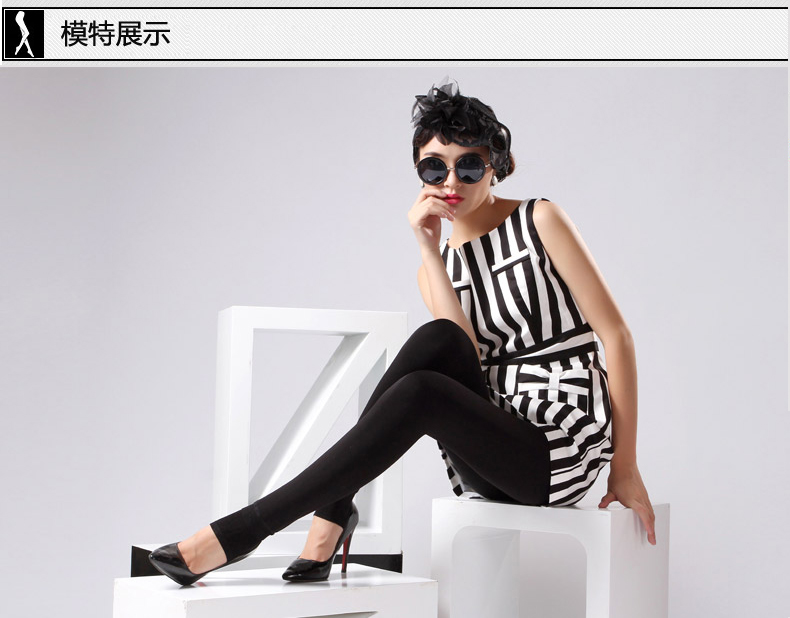 
                                        宝娜斯加绒加厚打底裤女 秋冬款外穿打底裤袜 假透肉秋季显瘦修身厚款裤袜 假透肉加绒打底裤 均码                