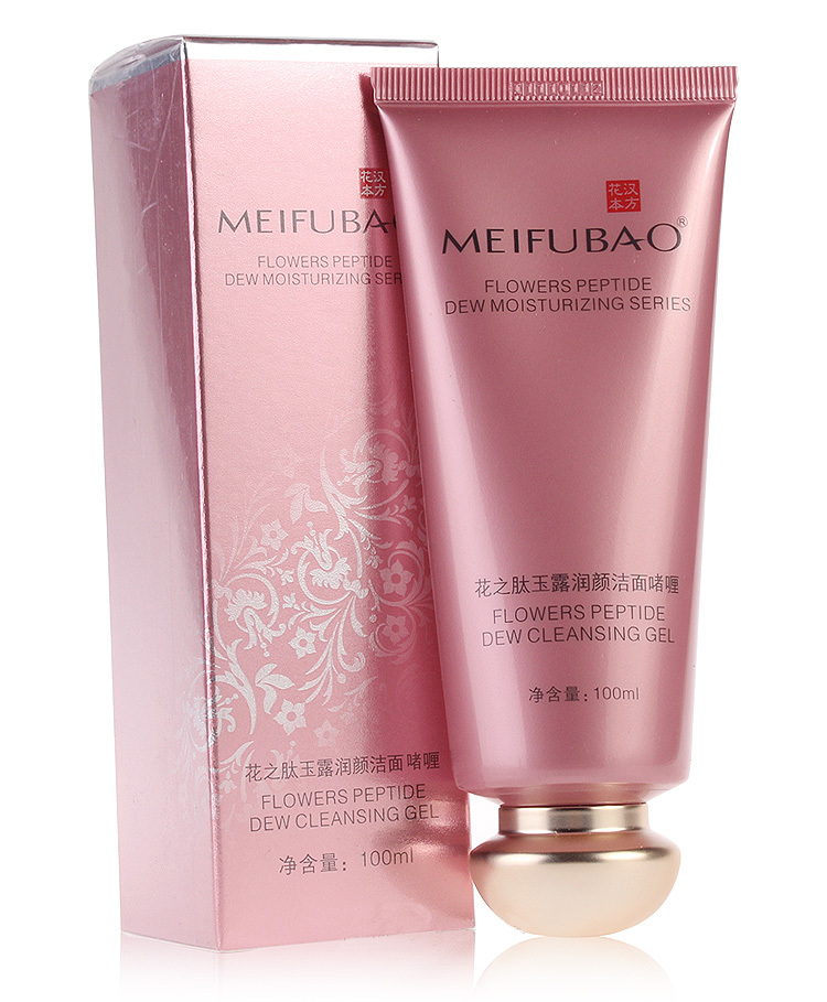 类别 洁面啫喱                      美肤宝 花之肽玉露润颜洁面啫喱