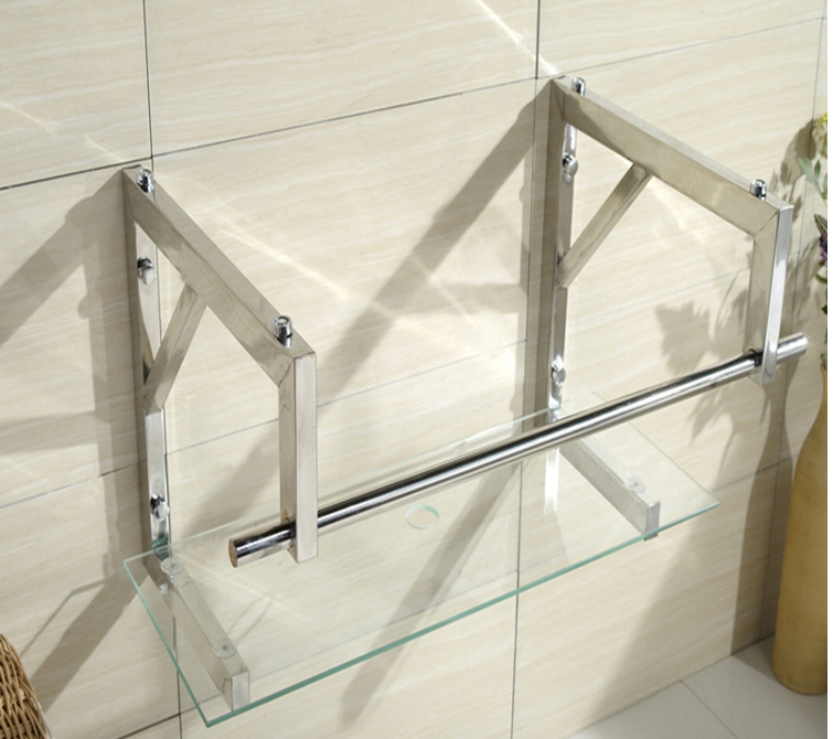 卫生间洗手盆玻璃挂墙式洗脸盆大理石洗面池柜组合陶瓷支架台盆 90*52