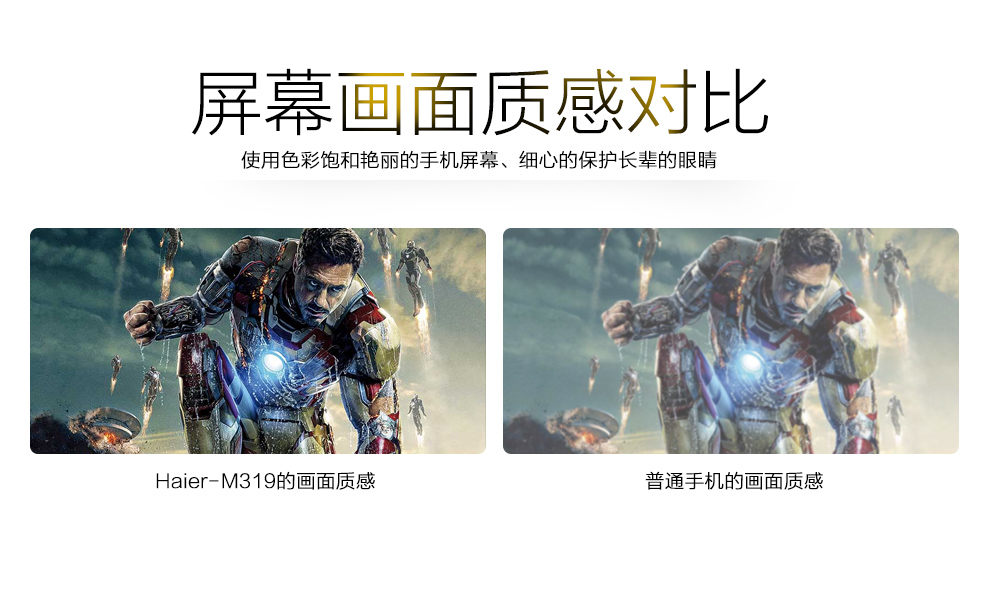 海尔 M319 移动/联通2G 双卡双待 老人手机 黑色