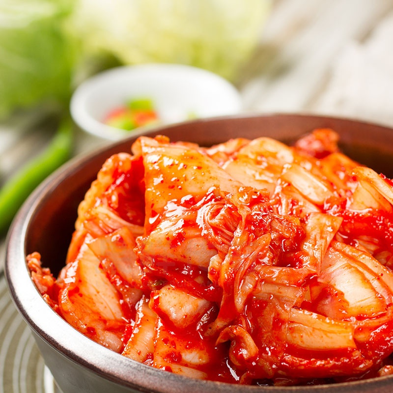 2kg/罐 秘制腌泡菜 传统韩式辣白菜 下饭菜桶装 1.