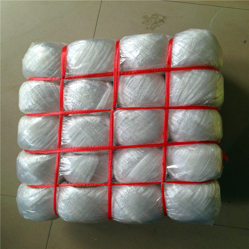 打草绳 塑料绳 彩色扎绳 包装绳 打包绳 扎捆绳 黄色40个