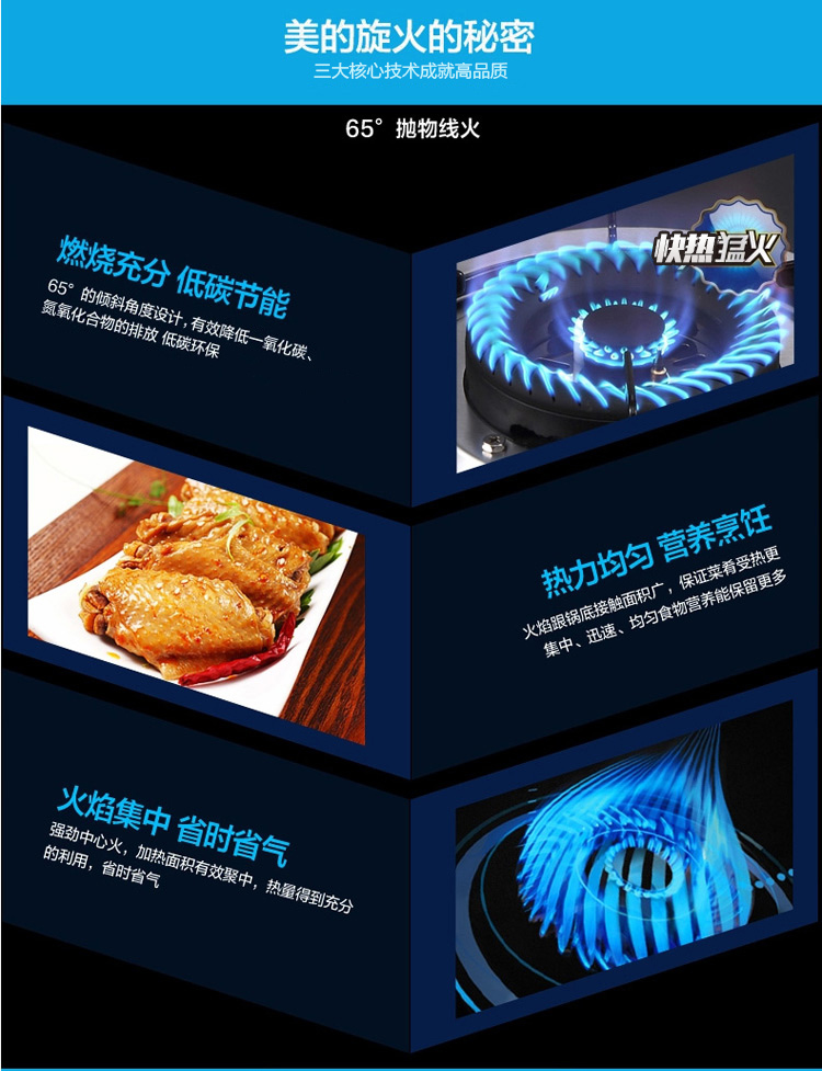 美的（Midea）小户型 性价比 侧吸式抽油烟机灶具套装(天然气) CXW-200-DJ213