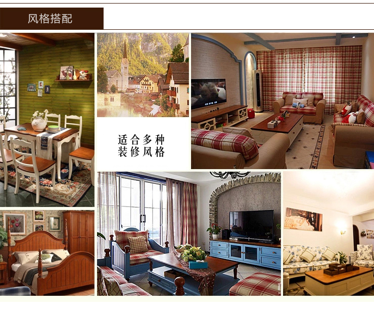 蒙特丽 美式乡村吊灯具餐厅灯铁艺7056 欧式田园客厅灯别墅楼梯灯 吸吊两用(B) 6头 奶白灯罩