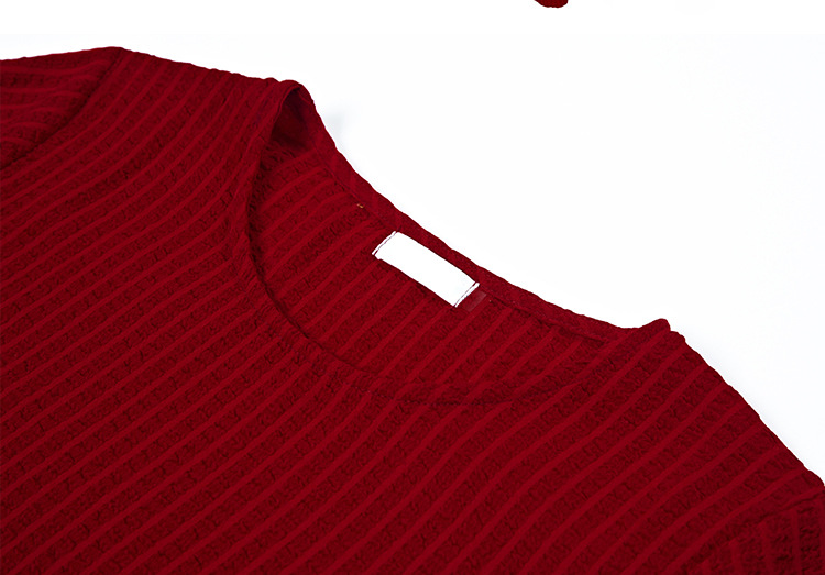 简宠儿大码女装夏季新款宽松纯色复古文艺条纹显瘦中长款百搭连衣裙