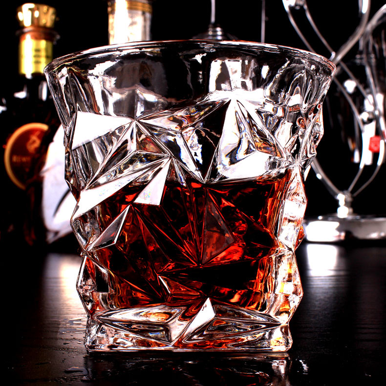 水晶玻璃威士忌杯洋酒杯果汁杯牛奶杯水杯 茶杯啤酒杯 咖啡杯160毫升