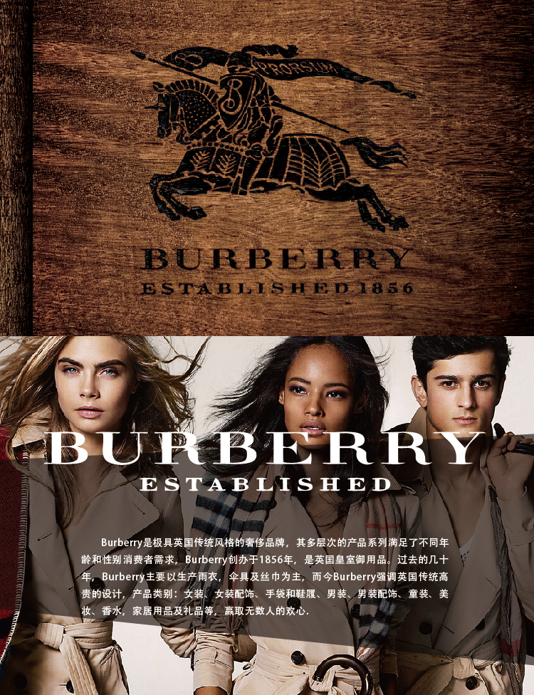 burberry宣传图图片