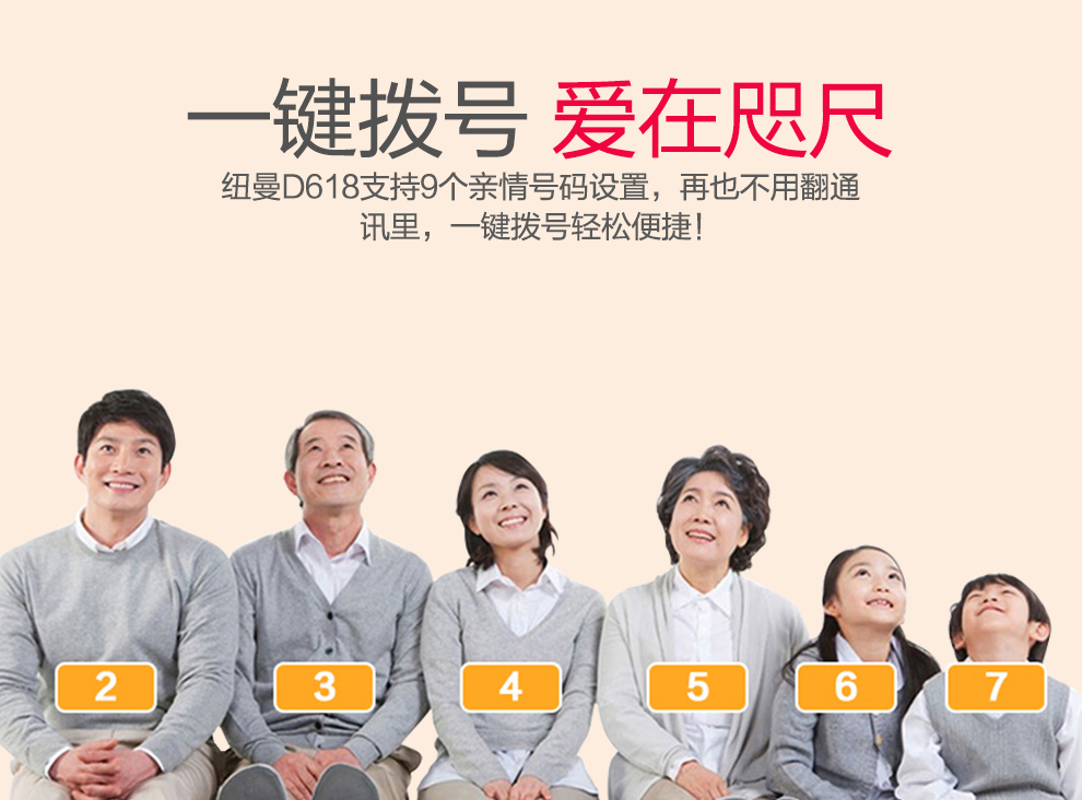
                                        纽曼（Newman）D618 移动/联通2G 手写老人手机 金色                