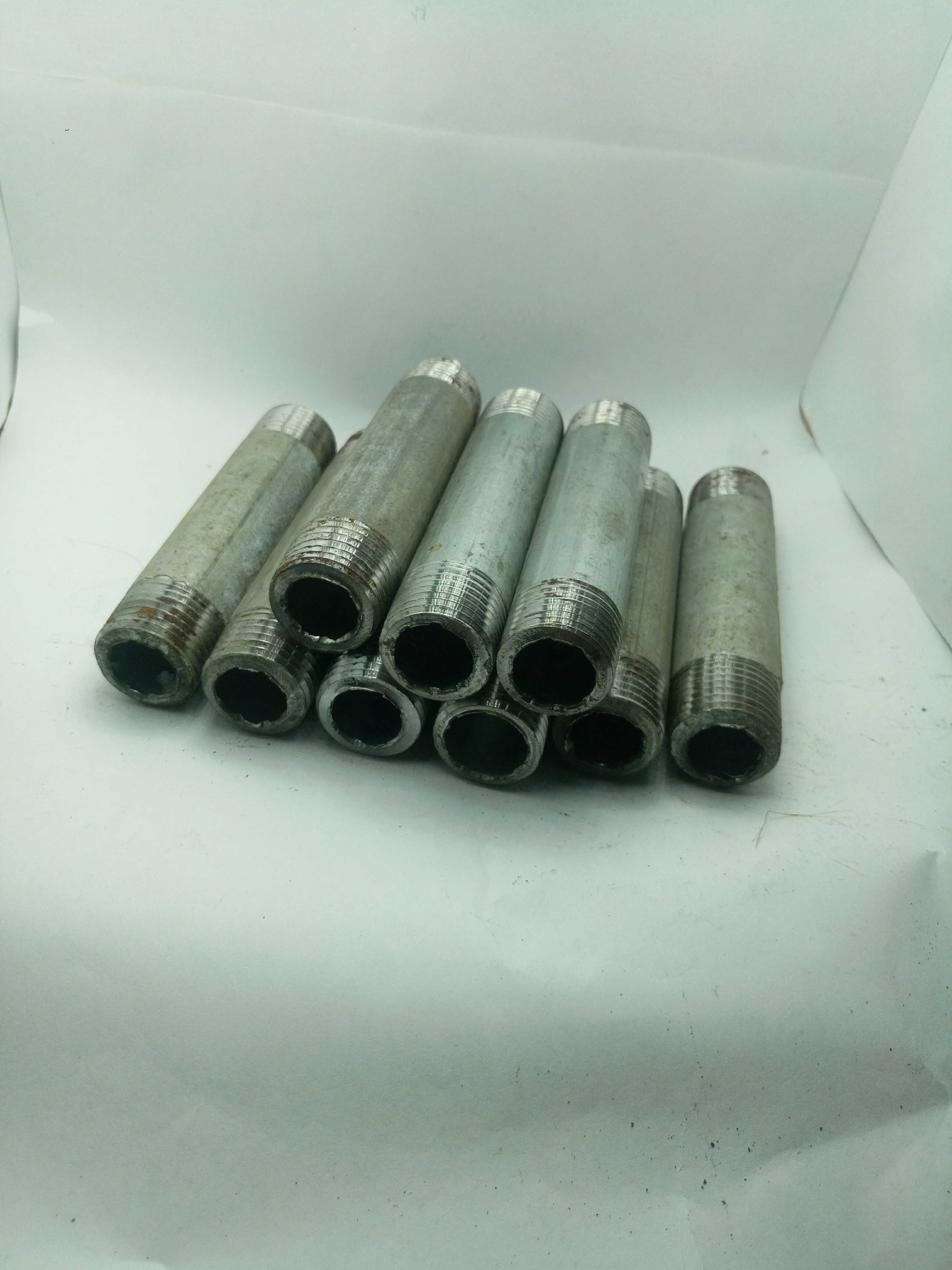 镀锌管加长外丝对丝双丝头短节水管铁管管接头双外丝4分6分1寸15 6分