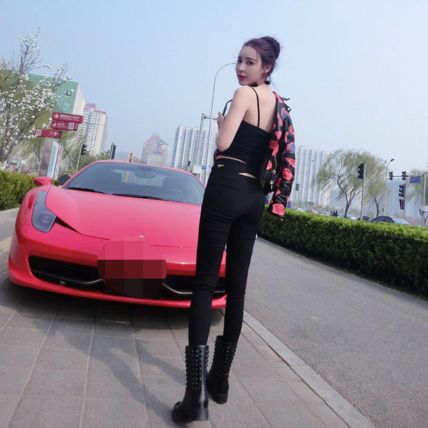 青果新款女交叉腰漏腰小脚裤白色弹力紧身性感露腰外穿长裤子高腰