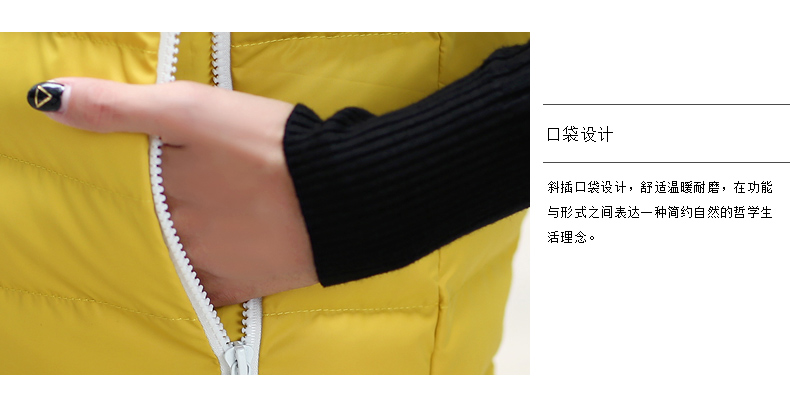 青纯木子2015秋冬装新款大码羽绒棉马甲女秋冬韩版立领加厚马夹背心外套女装QCMZ156 红色 M