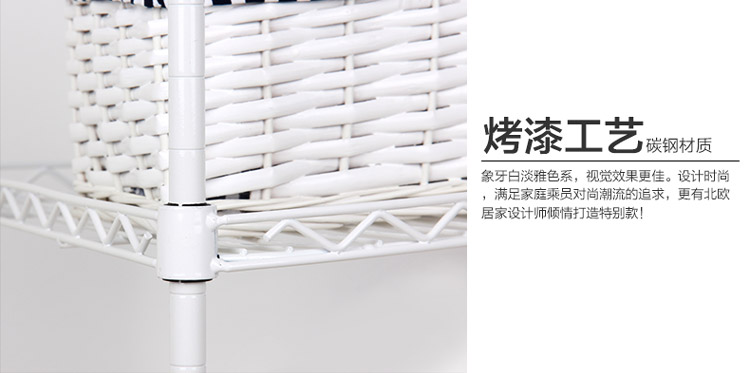 维艾 收纳厨房置物架沥水架微波炉架子 双层600 WA-ZW16-TGB