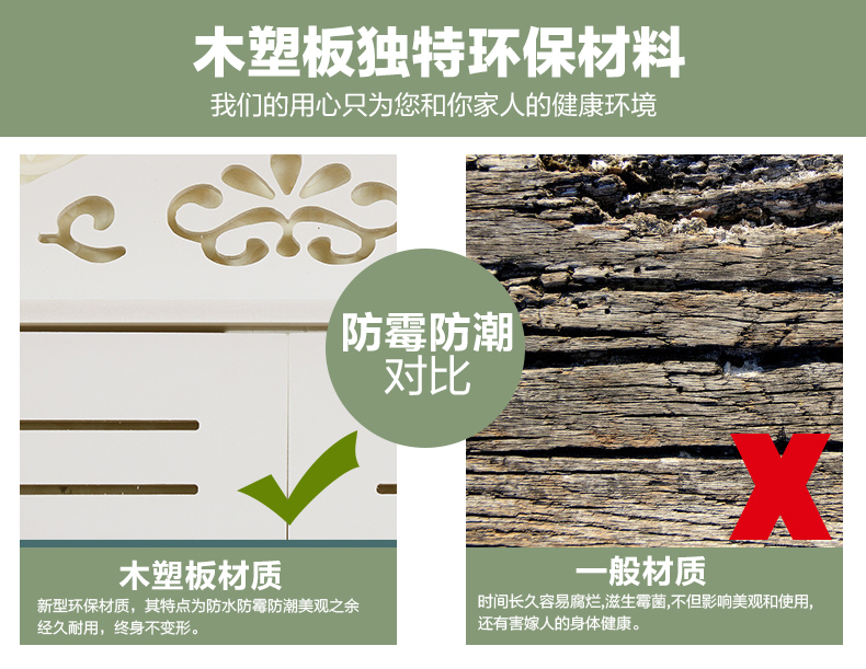 梦雅莉 白色百叶电表箱装饰画电表箱装饰遮挡箱配电箱装饰画电表箱装饰箱 真百叶大号(53*38) 10mm厚板