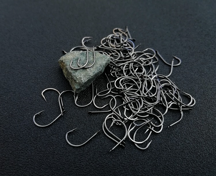 时度200枚伊豆有倒刺歪嘴鱼钩高碳散钩台钓细条鲫鱼钩小鱼钩 伊豆1号