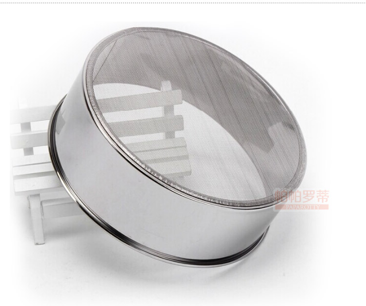 
                                                                                帕帕罗蒂 烘焙工具 不锈钢面粉筛 糖粉筛 60目面粉筛网筛烘焙工具                