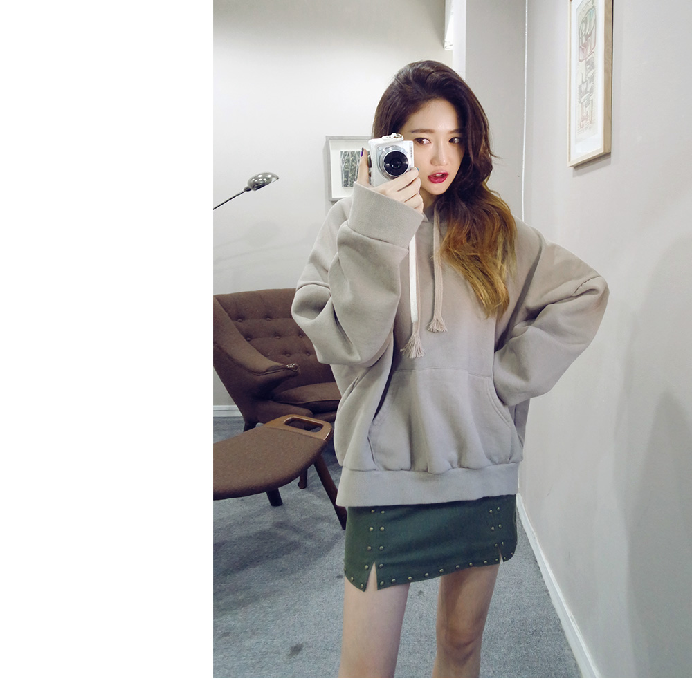莎涵蒂2015秋冬女装新款欧美柳钉半身裙包臀裙打底裙 墨绿色 M