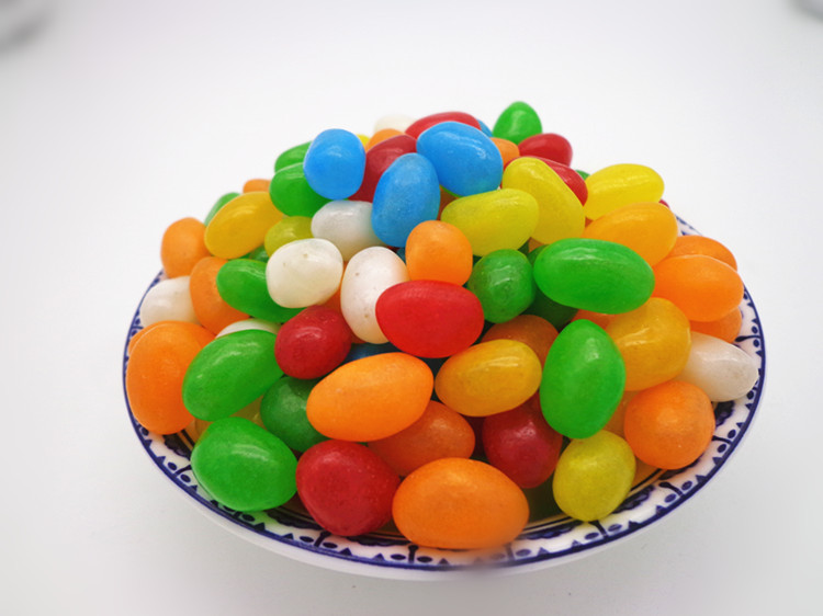 彩虹软糖喜糖橡皮糖 彩色糖豆 500g