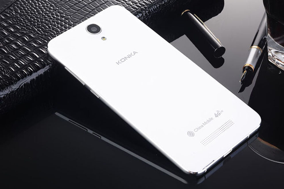 康佳（Konka） L550 移动4G/3G 双卡双待智能手机 钛灰色+银色