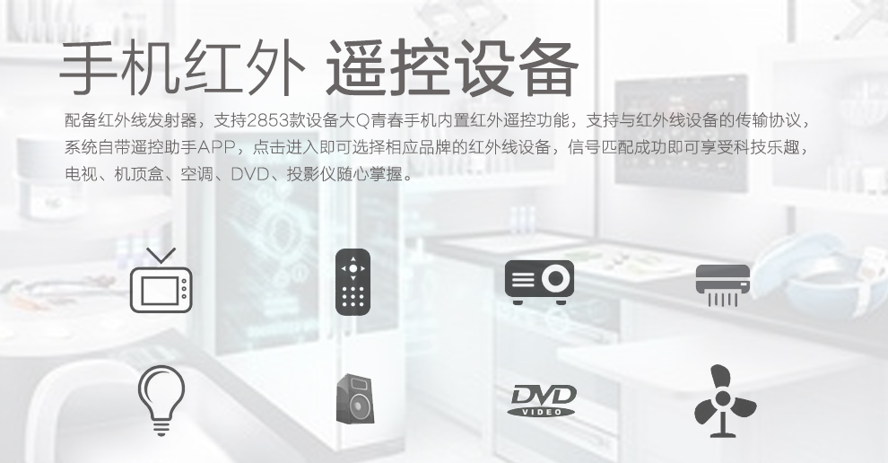 大Q手机 Q2(8411) 青春版 智能手机 移动4G 双卡双待 白色