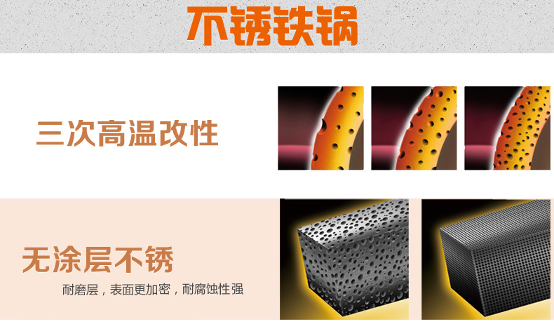 
                                        爱仕达炒锅ASD锈不了铁锅 电磁炉通用NQX8332 32cm                