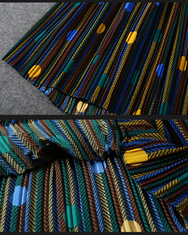 珂琊妮店欧洲站2016春季女装新品 欧美波点条纹连衣裙春女装 黄色 m