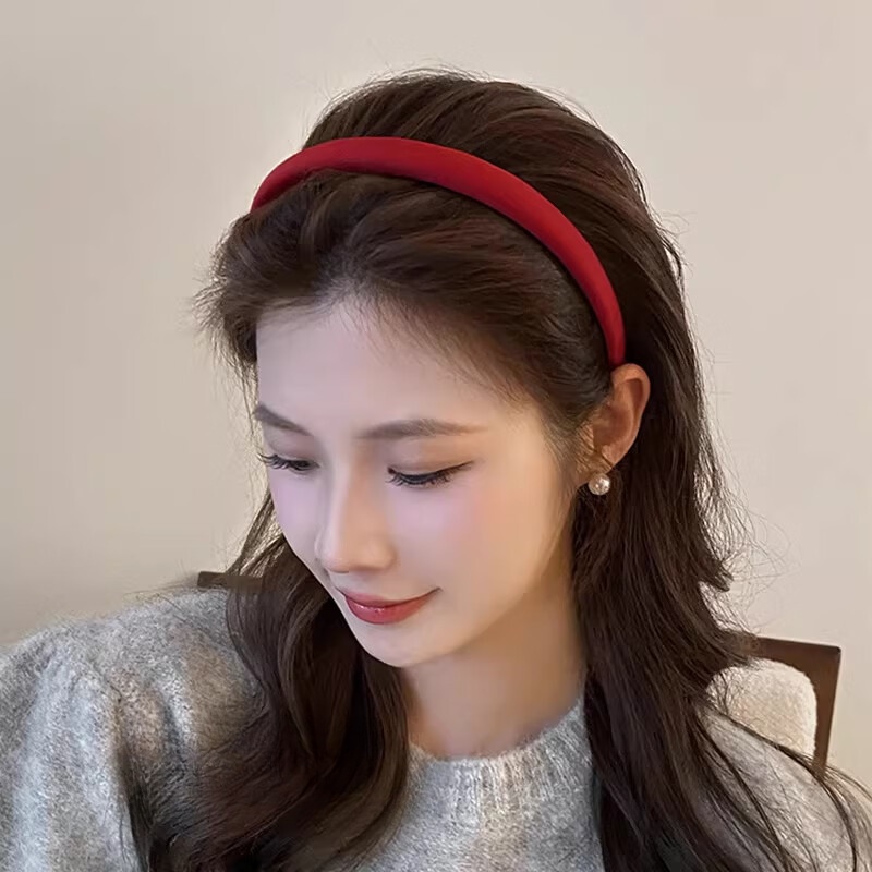 Jinglei Satin Headband for Women 2026 New Stylish Hairband Hair Accessories 4