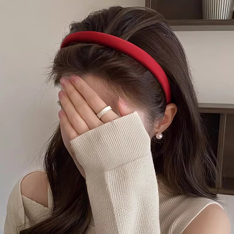 Jinglei Satin Headband for Women 2026 New Stylish Hairband Hair Accessories 2