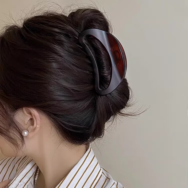 Jinglei Vintage Leopard Print Triangle Hair Clip Women BB Clip 2026 New Side Clip Forehead Bangs Hairpin Autumn Hair Accessories 2