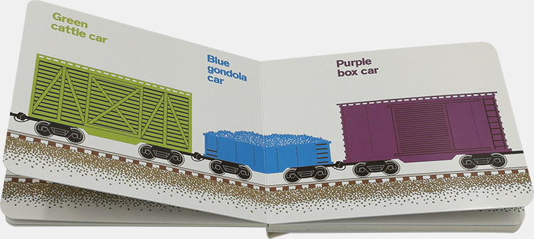 英文原版 freight train 火车快跑 吴敏兰绘本 启蒙纸板书