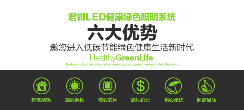 君御灯饰LED卧室厨房阳台过道吸顶具现代简约1134 1134-白 小号