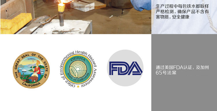Lodge洛极美国进口碳素钢38cm平底煎锅双耳大炒锅CRS15
