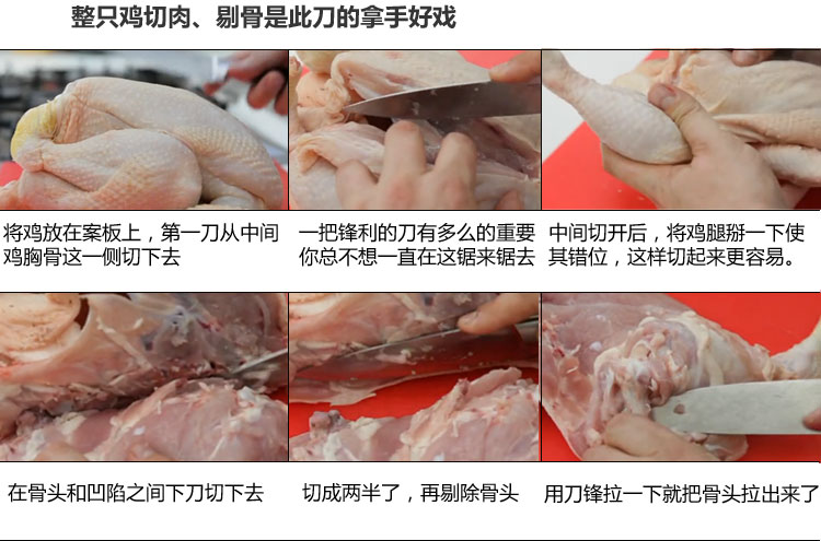 美国进口OXO奥秀8英寸不锈钢主厨刀菜刀肉刀多功能刀22581