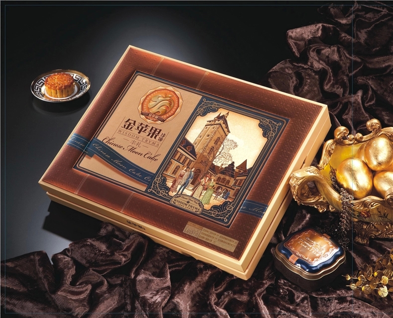 金苹果中秋月饼!【丰礼】1015g月饼礼盒 单位团购员工福利