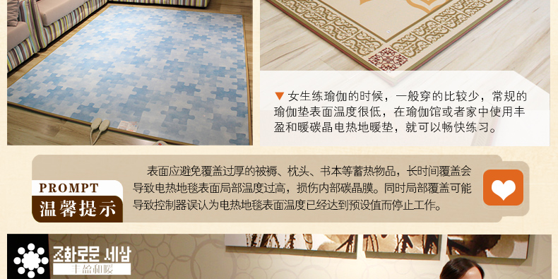 
                                        丰盈和暖碳晶电热坐垫 韩国远红外加热座垫 办公椅垫速热取暖垫 可调温节能加热垫45*45 棕色                