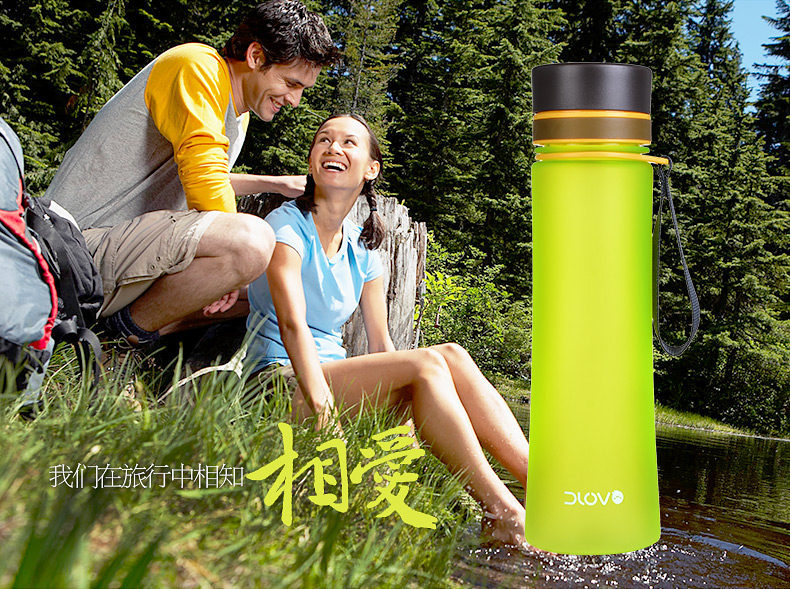 
                                        富光悠乐水杯塑料杯太空杯超大容量运动水壶便携户外旅行运动时尚健康杯子 支持团购定制 B款-灰黑色1000ml 1000ML                
