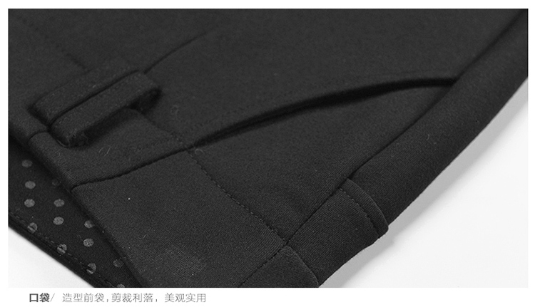 娅丽达女裤2016秋冬新款弹力显瘦打底裤女加绒加厚踩脚长裤连袜裤Q3201 黑色(A0) 均码