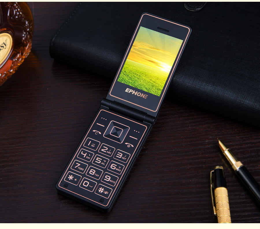 
                                        易丰（Ephone）E88 电信CDMA 2G 翻盖老人手机 黑色                