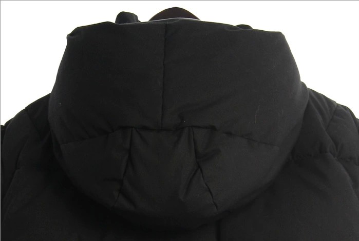 
                                        魔拓秋冬大码中长款连帽羽绒棉袄服马夹马甲背心外套 黑色 XL                