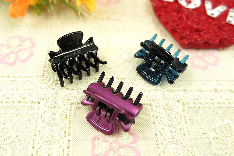 tsful发抓韩版迷你小号抓夹刘海发夹韩版顶夹黑色小夹子盘头发卡子